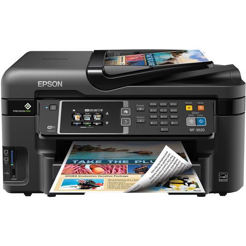 Epson WorkForce WF-3620 Wireless Color All-in-One C11CD19201, Epson, WorkForce, WF-3620, Wireless, Color, All-in-One, C11CD19201,