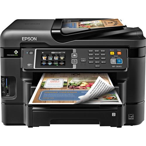 Epson WorkForce WF-3640 Wireless Color All-in-One C11CD16201, Epson, WorkForce, WF-3640, Wireless, Color, All-in-One, C11CD16201,