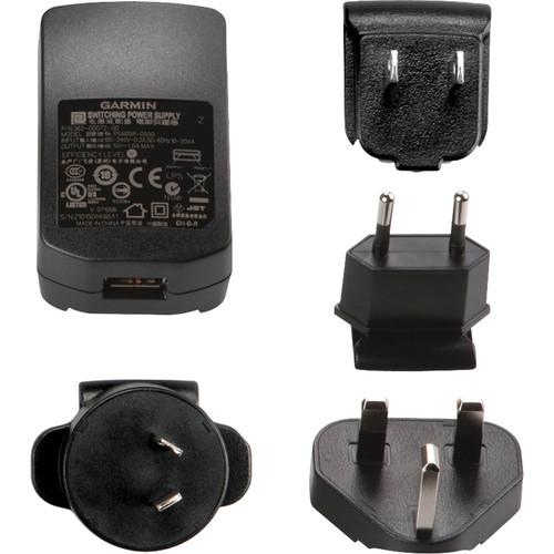Garmin AC / USB Power Adapter with US, UK, Europe, 010-11921-17
