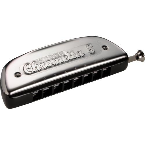 Hohner Chrometta 8 Chromatic Harmonica (Key of C Major) 250
