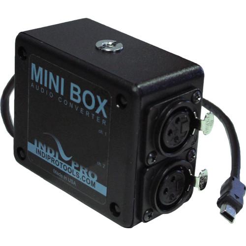 IndiPRO Tools Dual XLR to Mini USB Stereo Audio Converter GPXLRA