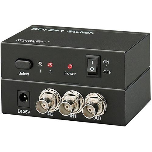 KanexPro  2 x 1 3G-SDI Switcher SW-SDI2X1, KanexPro, 2, x, 1, 3G-SDI, Switcher, SW-SDI2X1, Video