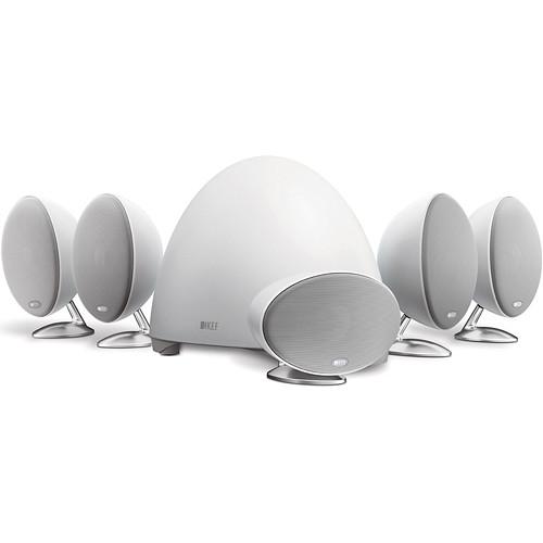 KEF E305 - 5.1 Surround Home Theater Speaker System E305-WH