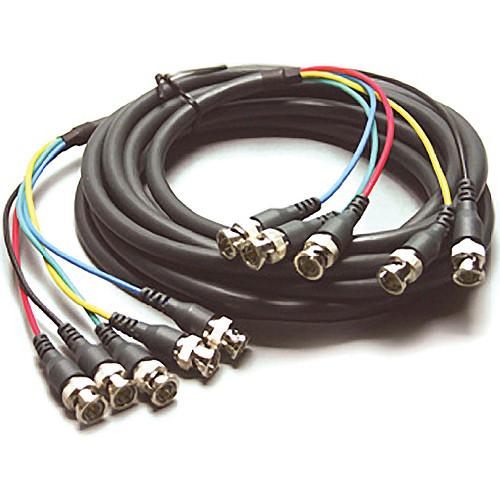 Kramer 5 BNC Male RGBHV Mini Coax Cable (3 ft) C-5BM/5BM-3