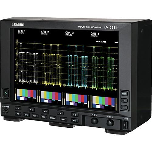 Leader LV5381-S Multi SDI Monitor with OP02 & OP03 LV5381-S, Leader, LV5381-S, Multi, SDI, Monitor, with, OP02, &, OP03, LV5381-S