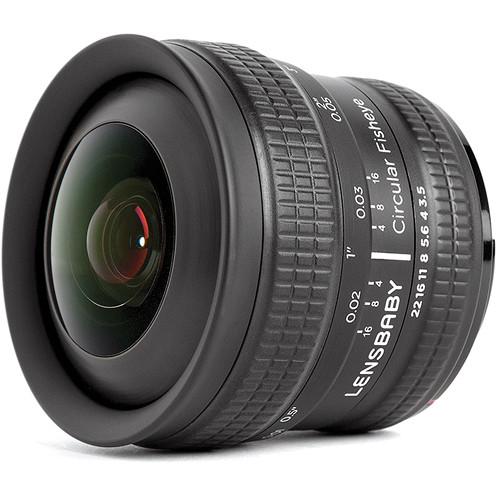 Lensbaby 5.8mm f/3.5 Circular Fisheye Lens for Canon EF LBCFEC, Lensbaby, 5.8mm, f/3.5, Circular, Fisheye, Lens, Canon, EF, LBCFEC