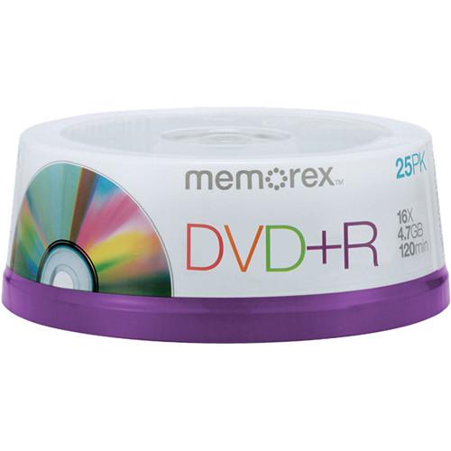 Memorex DVD R 4.7GB 16x Single Sided Recordable Discs 05618