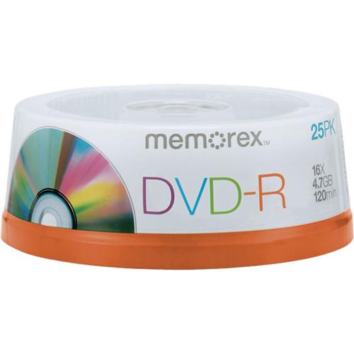 Memorex DVD-R 4.7GB 16x Write-Once Recordable Discs 05638, Memorex, DVD-R, 4.7GB, 16x, Write-Once, Recordable, Discs, 05638,