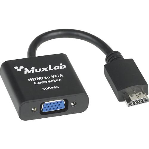 MuxLab  HDMI to VGA Converter 500466, MuxLab, HDMI, to, VGA, Converter, 500466, Video