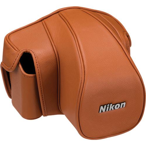 Nikon CF-D6S Leather Case Set for Nikon Df (Brown) 5000