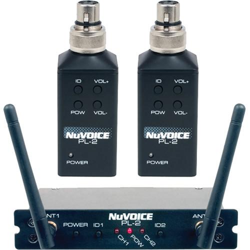 NuVoice PL-2 Dual-Channel Digital Wireless System PL-2, NuVoice, PL-2, Dual-Channel, Digital, Wireless, System, PL-2,