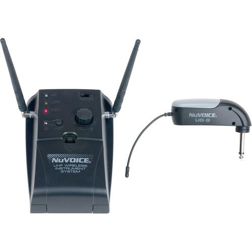 NuVoice UG-9 Wireless Guitar System with 1/4