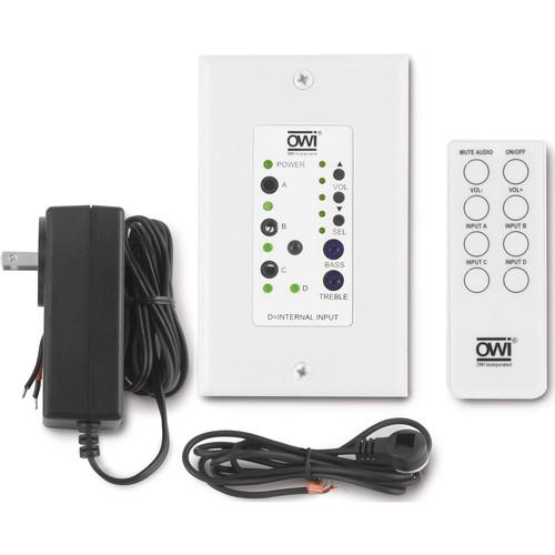 OWI Inc. AMP-IW4S In-Wall Four-Source Digital Mixer and AMP-IW4S