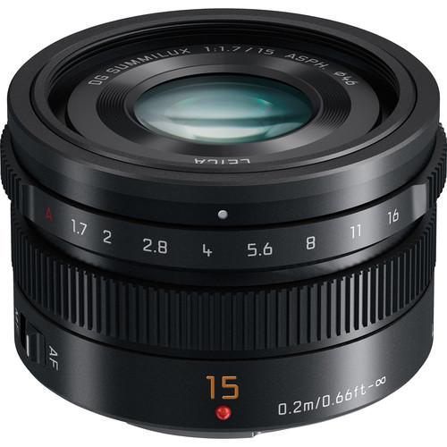 Panasonic LUMIX G Leica DG Summilux 15mm f/1.7 ASPH. H-X015K, Panasonic, LUMIX, G, Leica, DG, Summilux, 15mm, f/1.7, ASPH., H-X015K,