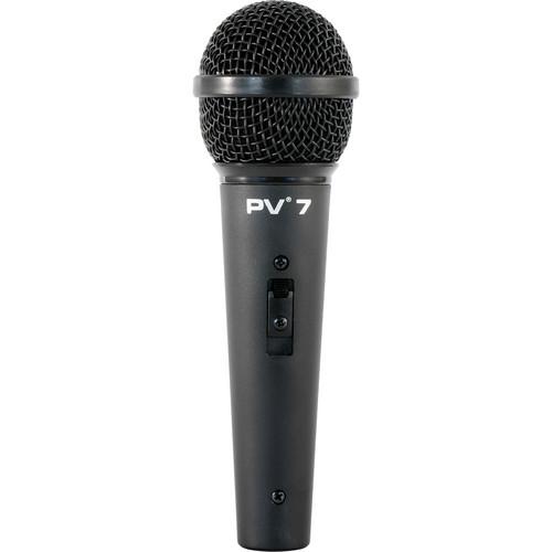 Peavey PV 7 Microphone with XLR to XLR 16.4' Mic Cable 03013490