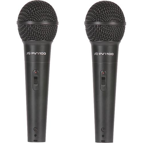 Peavey PVi 100 Dynamic Cardioid Microphone (2-Pack) 03016900, Peavey, PVi, 100, Dynamic, Cardioid, Microphone, 2-Pack, 03016900,