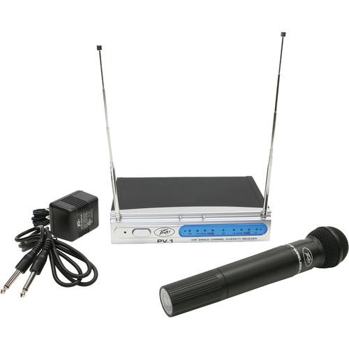 Peavey V1 Single Channel Diversity Handheld VHF 03010050, Peavey, V1, Single, Channel, Diversity, Handheld, VHF, 03010050,