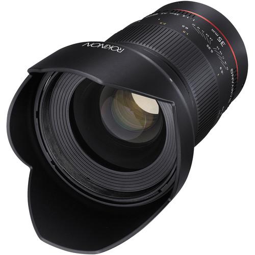 Rokinon 35mm f/1.4 AS UMC Lens for Canon EF (AE Chip) AE35M-C