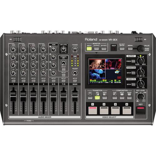 Roland VR-3EX SD/HD A/V Mixer with USB Streaming VR-3EX