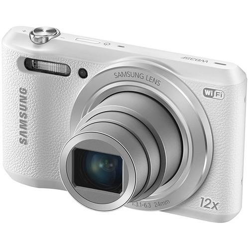 Samsung  WB35F Digital Camera Deluxe Kit (White)