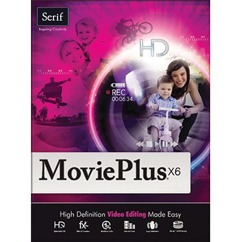Serif MoviePlus X6 Video Editing Software for Windows MVPX6USESD