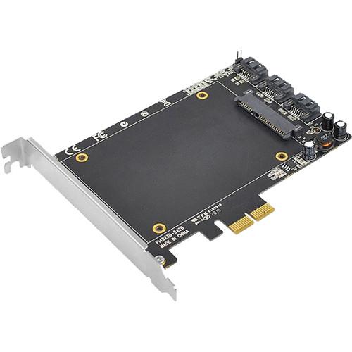 SIIG PCIe 2.0 SATA 6 Gb/s 3i 1 Hybrid Adapter SC-SA0T11-S1, SIIG, PCIe, 2.0, SATA, 6, Gb/s, 3i, 1, Hybrid, Adapter, SC-SA0T11-S1,