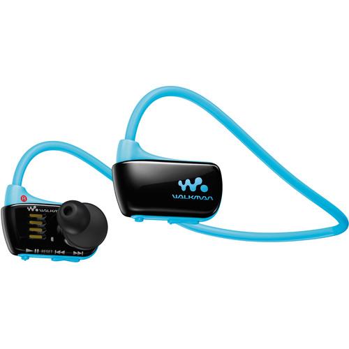 Sony 4GB W Series Walkman Sports MP3 Player (Blue) NWZW273SBLUE, Sony, 4GB, W, Series, Walkman, Sports, MP3, Player, Blue, NWZW273SBLUE