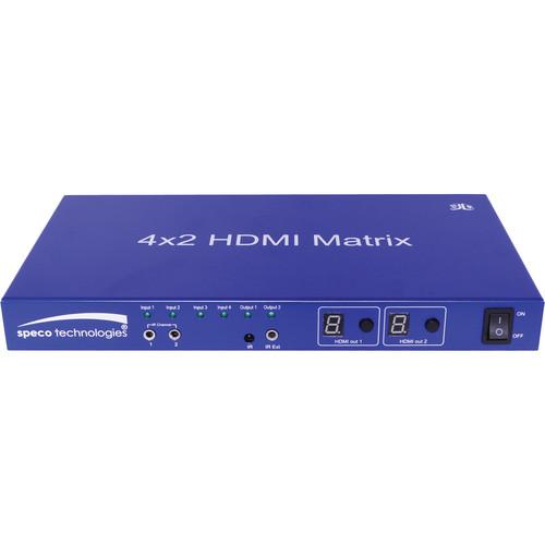 Speco Technologies  4 to 2 HDMI Matrix HD4MAT