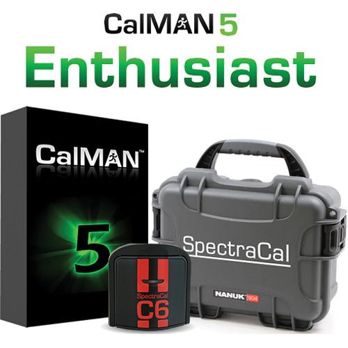 SpectraCal CalMAN Enthusiast Bundle with C6 SC-ASMENTC6