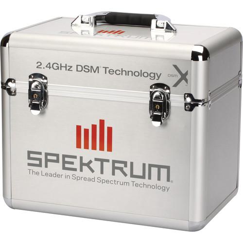 Spektrum Single Stand Up Transmitter Case (Silver) SPM6708