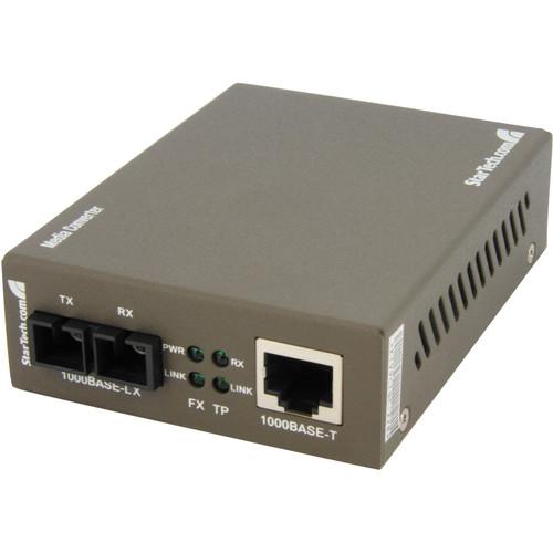 StarTech 1000 Mb/s Gigabit Single-Mode Fiber Ethernet MCMGBSC15