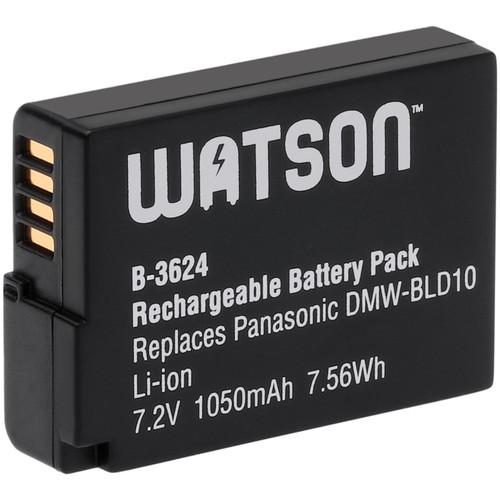 Watson DMW-BLD10 Lithium-Ion Battery Pack (7.2V, 1050mAh) B-3624, Watson, DMW-BLD10, Lithium-Ion, Battery, Pack, 7.2V, 1050mAh, B-3624
