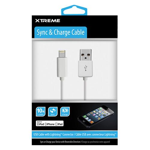 Xtreme Cables USB to Lightning Cable (10', White) 51810, Xtreme, Cables, USB, to, Lightning, Cable, 10', White, 51810,