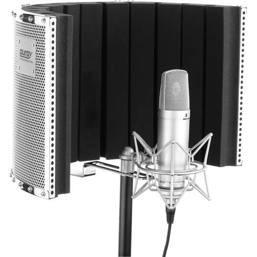 Auray Reflection Filter with Microphone Stand Kit RF-CM-SK, Auray, Reflection, Filter, with, Microphone, Stand, Kit, RF-CM-SK,