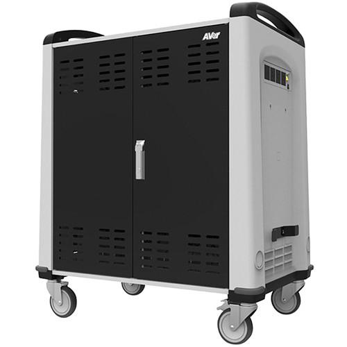 AVer TabChargeCT 36 Device Charge Cart with Built-In CRMCHRG01, AVer, TabChargeCT, 36, Device, Charge, Cart, with, Built-In, CRMCHRG01