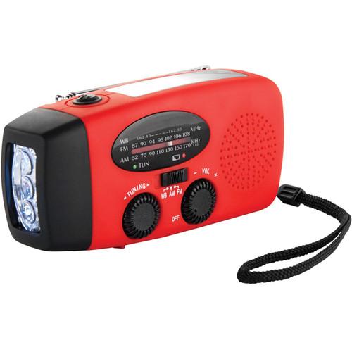 Barska Hand Crank Radio with Flashlight and Charger BK12224