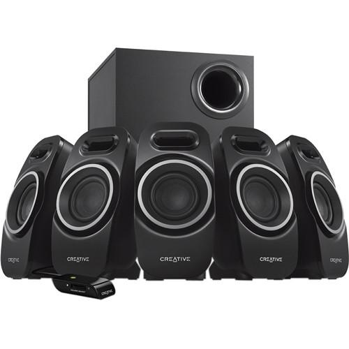 Creative Labs A550 5.1 Speaker System (Black) MF4120AA002, Creative, Labs, A550, 5.1, Speaker, System, Black, MF4120AA002,