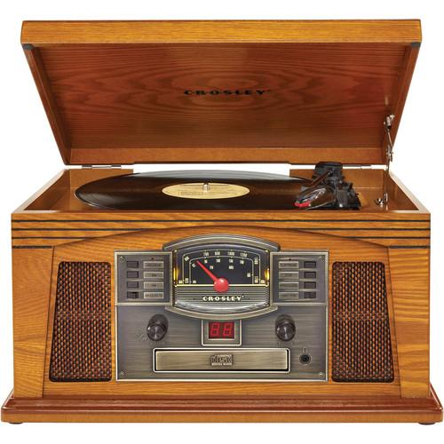 Crosley Radio Lancaster Sound System with Turntable, CR42C-OA