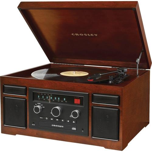 Crosley Radio Patriarch Sound System with Turntable, CR7007A-MA