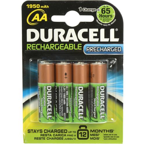 Duracell StayCharged AA NiMH Rechargeable Batteries DX15004