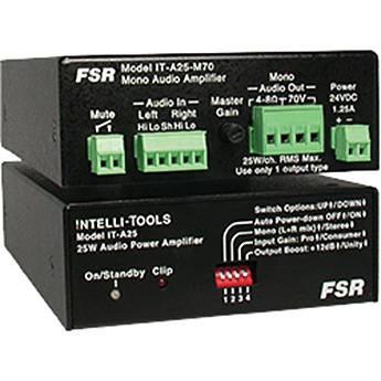 FSR  25 Watt Mono 70 Volt Amplifier IT-A25-M70, FSR, 25, Watt, Mono, 70, Volt, Amplifier, IT-A25-M70, Video