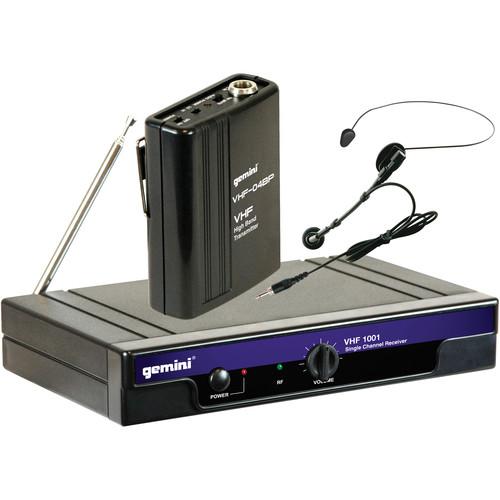 Gemini VHF-1001HL: Single-Channel Headset/Lavalier VHF1001HLC2