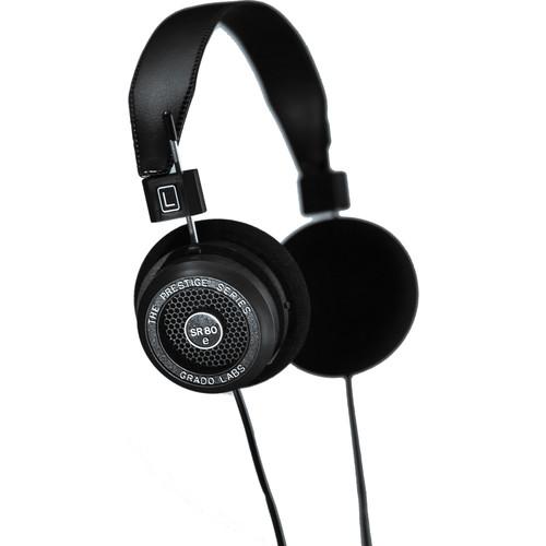 Grado Prestige Series SR80e Headphones (Black) SR80E, Grado, Prestige, Series, SR80e, Headphones, Black, SR80E,