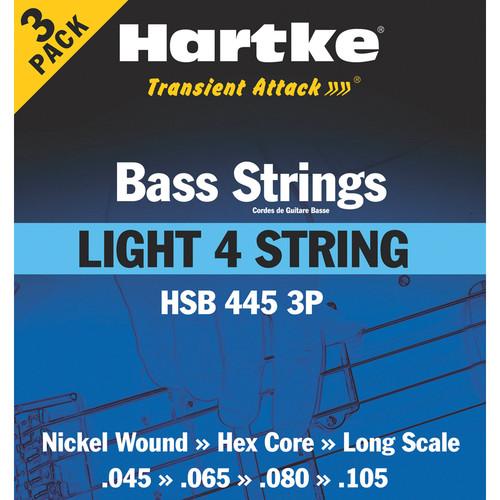 Hartke HSB 445 3P Bass Guitar Strings - Light 4-String HSB4453P, Hartke, HSB, 445, 3P, Bass, Guitar, Strings, Light, 4-String, HSB4453P