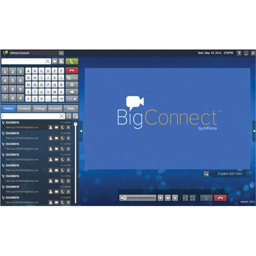InFocus BigConnect Video Calling Software for PC INS-BCONNECT, InFocus, BigConnect, Video, Calling, Software, PC, INS-BCONNECT