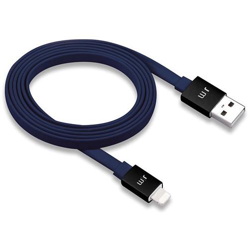 Just Mobile 4' AluCable Flat Cable for Lightning DC-268BL, Just, Mobile, 4', AluCable, Flat, Cable, Lightning, DC-268BL,