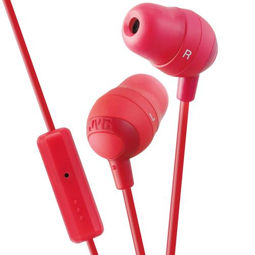 JVC HA-FR37 Marshmallow Inner-Ear Headphones (Red) HAFR37R