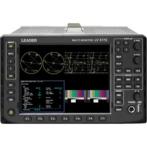 Leader LV5770AE Waveform Monitor for 3G/HD/SD SDI LV5770A-E, Leader, LV5770AE, Waveform, Monitor, 3G/HD/SD, SDI, LV5770A-E,