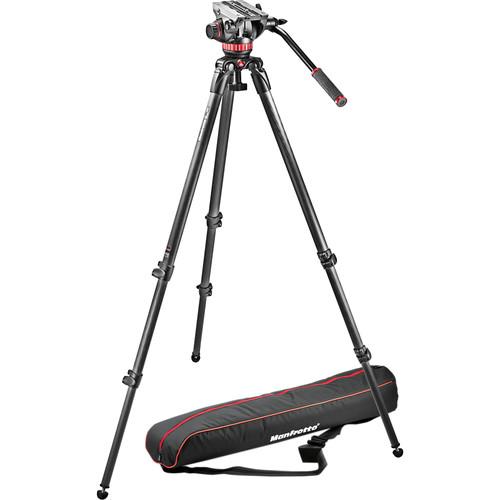 Manfrotto MVH502A Fluid Head and 535 CF Tripod System MVK502C-1