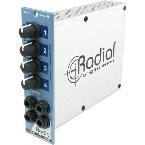 Radial Engineering 500 Series ChainDrive 1 x 4 Audio R700 0172
